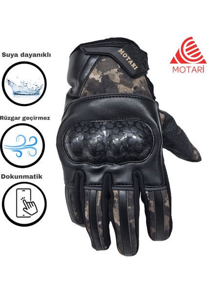 Shoftshell Yumruk ve Avuç Içi Korumalı Suya Dayanıklı Rüzgar Geçirmez Kamuflaj Desenli Kışlık fiyatları