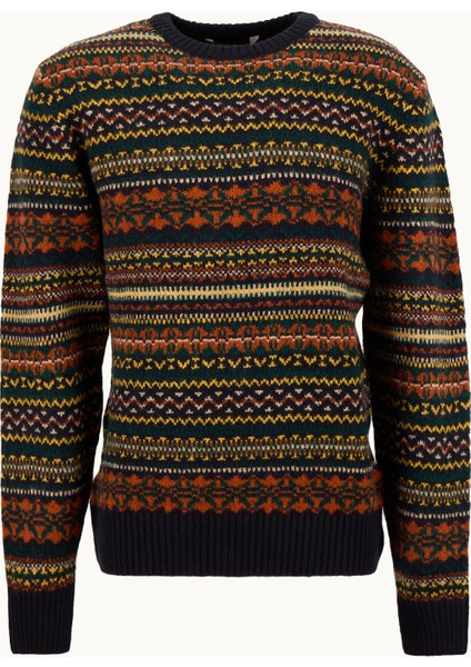 Yuvarlak Yaka Regular Fit Lacivert Erkek Kazak 261 Lcm 241026 Moshe Lacivert