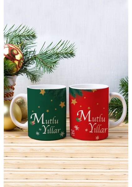 Yılbaşı Temalı Sevimli Kupa Bardak, Hediye ve Sıcak Içim Için Ideal fiyatları