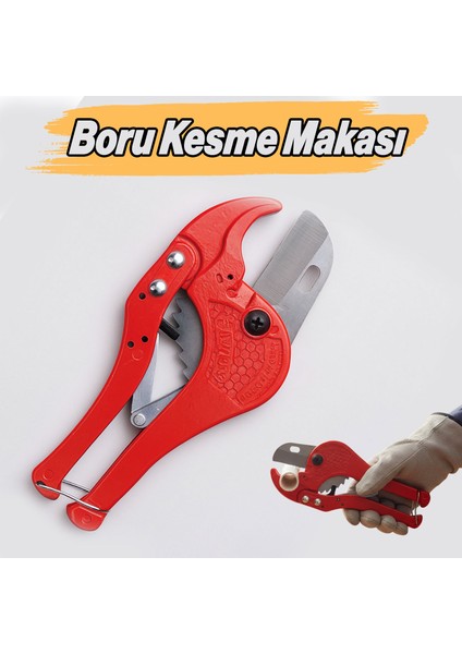 Profesyonel Pvc Boru Kesme Makası Güçlü Çelik Bıçaklı Ergonomik Plastik Boru Kesme Aleti fiyatları