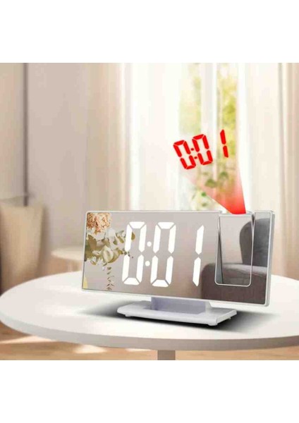 Geniş Ekran LED Projeksiyonlu Çalar Saat fırsatları