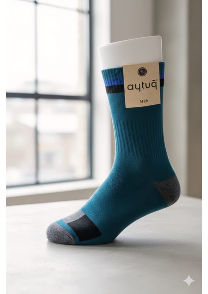 ; Pamuk Soket Havlu Erkek Çorabı; Asorti 12'li Kutu; Kışlık; 41-45