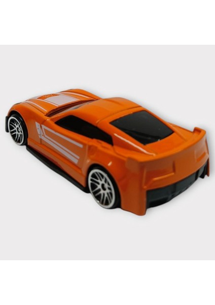 Metal Mini Arabalar 8 cm - Turuncu - 1 (Lisinya) modelleri