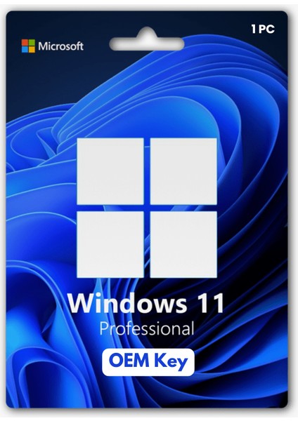 Windows 11 Pro Oem Dijital Lisans Anahtarı