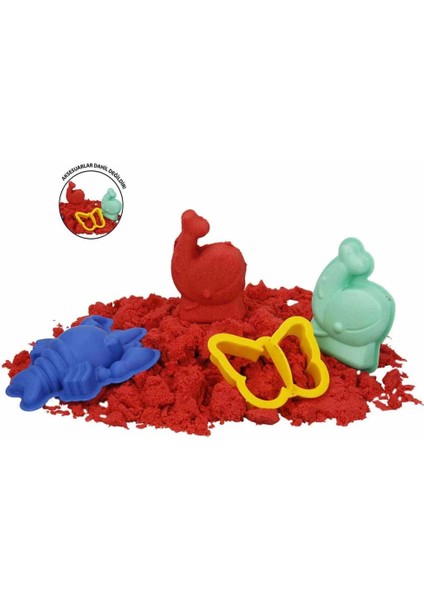 Crafy Kırmızı Kinetik Kum 500 G fırsatları