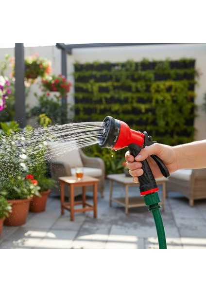 Ayarlanabilir Bahçe Sulama 8 Fonksiyonlu Tabancası Dayanıklı Yüksek Basınçlı Dayanıklı 5'li Set fiyatları