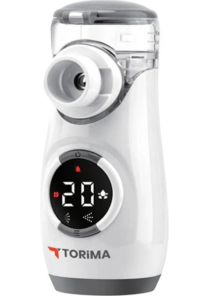 Sessiz Kademeli Dijital Ekranlı USB Şarjlı Mesh Nebulizatör Cihazı fırsatları