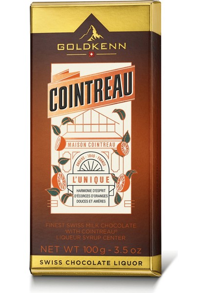 Cointreau Chocolate Bar 100G