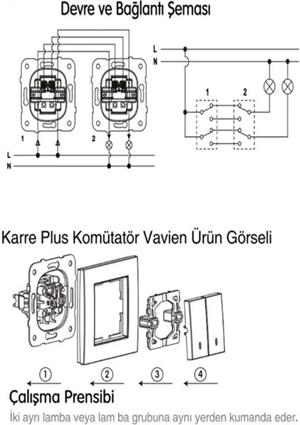 Üçlü Topraklı Beyaz Anahtar Komütatör Karen Priz 1 Adet fırsatları