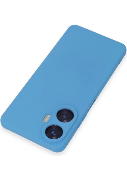 Realme C55 Kılıf Nano Içi Kadife Silikon - Mavi fiyatları