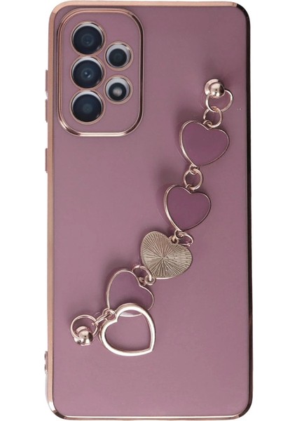 Samsung Galaxy A33 5g Kılıf Esila Silikon - Mor