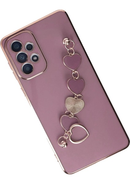 Samsung Galaxy A33 5g Kılıf Esila Silikon - Mor modelleri