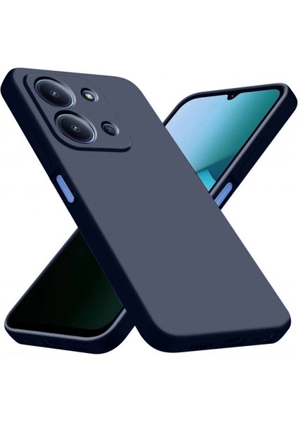 Xiaomi Redmi 15C 4g Nano Içi Kadife Silikon - Lacivert