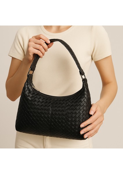 Baguette Günlük Çanta Siyah