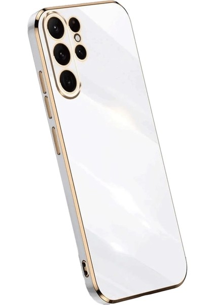 Samsung Galaxy S25 Ultra Kılıf Volet Silikon - Beyaz