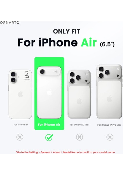 Apple iPhone 17 Air Uyumlu Içi Kadife Lansman Kılıf ve Temperli Cam Ekran Koruyucu fiyatları