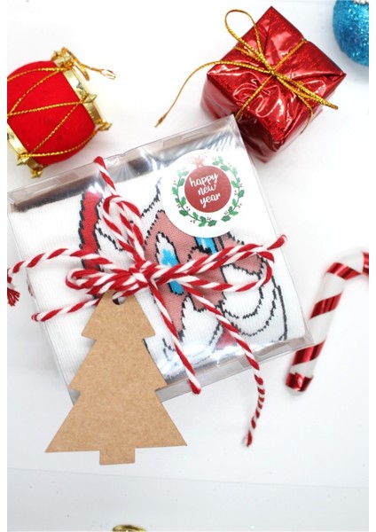 Renkli 5’li Noel Çorap Seti, Eğlenceli ve Şık Yılbaşı Tasarımı modelleri