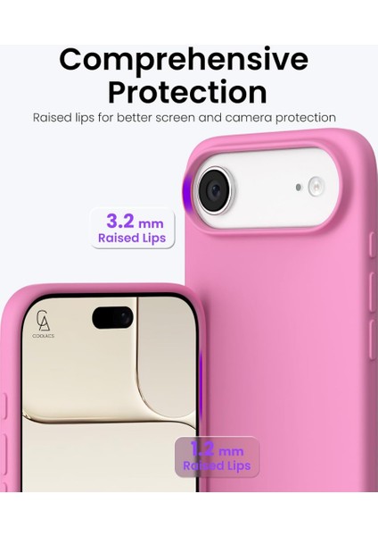 Apple iPhone 17 Air Uyumlu Içi Kadife Lansman Kılıf ve Hayalet Privacy Tam Kaplayan Cam Ekran Koruyucu modelleri