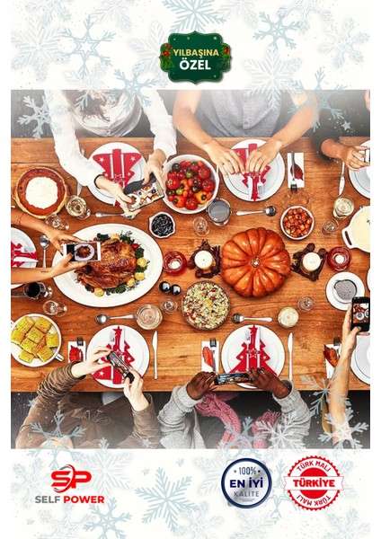 Noel Ağacı Temalı Masaüstü Dekor Seti, Bıçak ve Çatal Takımı indirimleri