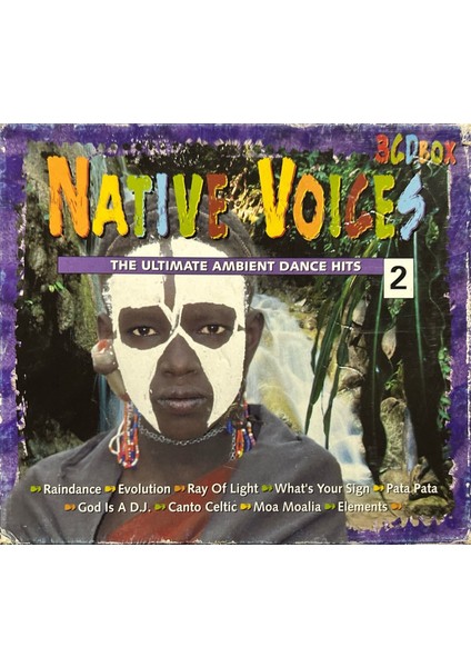 (Plak Değildir CD Dir) cd Native Voices 2 (3 CD Box Set) CD