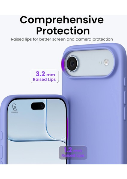 Apple iPhone 17 Air Uyumlu Içi Kadife Lansman Kılıf ve Temperli Cam Ekran Koruyucu modelleri