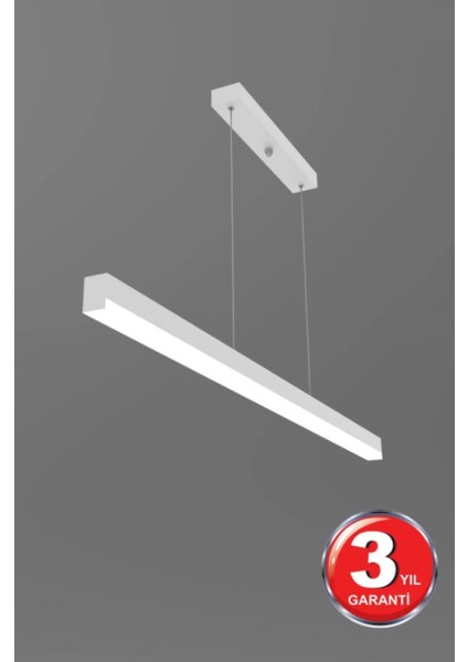 Magro 6500K Beyaz Işık , Beyaz Kasa, 80CM Ledli Sarkıt Modern LED Avize, Salon, Mutfak, Masa, Aydınlatma fiyatları
