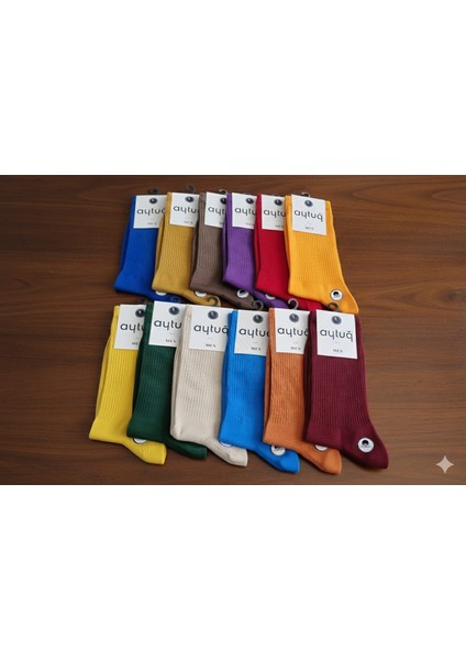 ; Pamuk Soket Erkek Çorabı; Asorti 12'li Kutu; Mevsimlik; 41-45 fiyatları