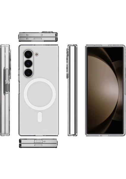 Samsung Galaxy Z Fold 6 Kılıf Kamera Korumalı M-Safe Sert Pc Zore Porto Kapak + Nano Ekran Koruyucu modelleri