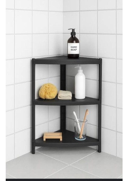 3 Katlı Köşe Rafı - Banyo Mutfak Raf - Düzenleyici Organizer modelleri