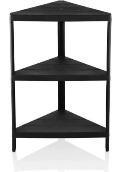 3 Katlı Köşe Rafı - Banyo Mutfak Raf - Düzenleyici Organizer fırsatları