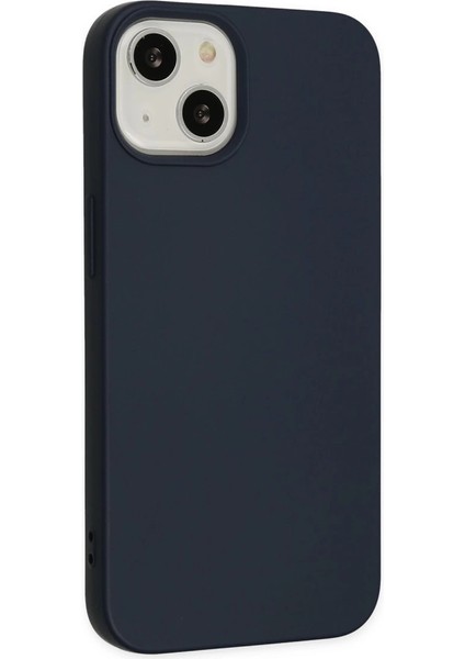 Iphone 14 Plus Kılıf Nano Içi Kadife Silikon - Lacivert fiyatları