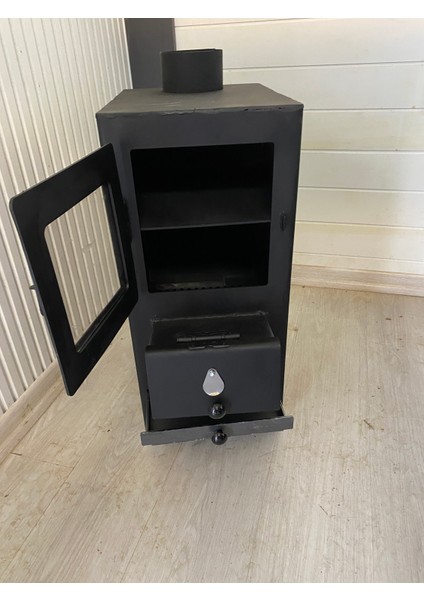 DYT SOBA. Ev Tipi Güçlü Isıtıcı Mini Kuzineli | 20 Yıl Dayanımlı 4 mm Çelik Yanma Haznesi| Odun + Kömür indirimleri