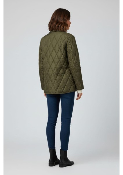 Kadın Kapitone Cepli Mont Ceket indirimleri