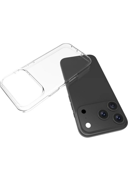iPhone 17 Pro Max Kılıf Esnek Şeffaf Clearflex Premium Silikon Kılıf indirimleri