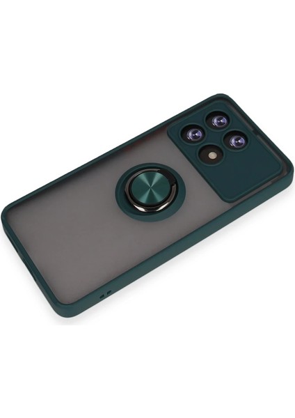 Poco X6 Pro Kılıf Arkası Buz Tasarımlı ve Yüzüklü Kenarları Renkli Şık Montreal Yüzüklü Silikon Kapak fırsatları