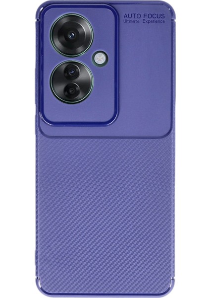 Oppo Reno 11F Kılıf Esnek Karbon Desenli Şık Premium Silikon Kapak Ryc/a.f.karbon