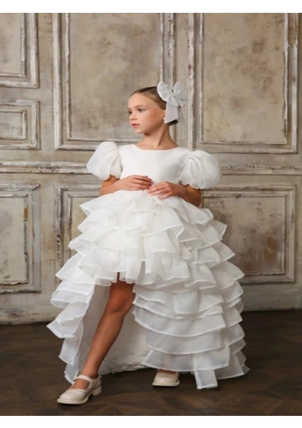 Kız Çocuk Saten Abiye Elbise 3,15 Yaş fiyatları