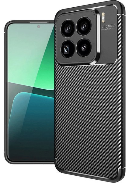 Xiaomi Mi 15 Pro Kılıf Karbon Desenli Şık Darkon Premium Silikon Kapak