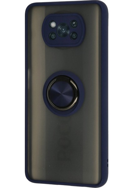 Poco X3 Kılıf Yüzüklü ve Transparan Buğulu Şık Frosta Premium Silikon Kapak fiyatları