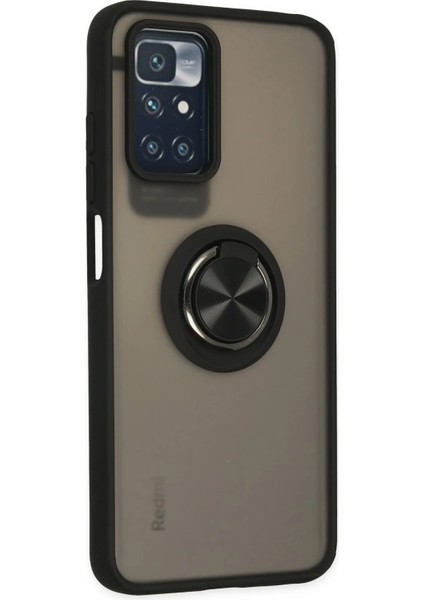 Redmi 10 2022 Kılıf Yüzüklü ve Transparan Buğulu Şık Frosta Premium Silikon Kapak fiyatları