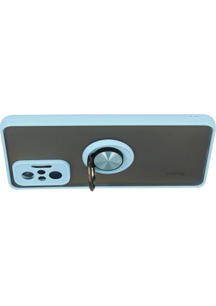 Redmi Note 10 Pro Kılıf Yüzüklü ve Transparan Buğulu Şık Frosta Premium Silikon Kapak modelleri