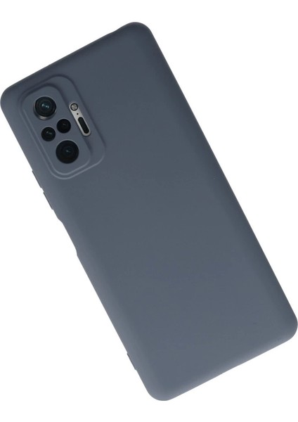 Xiaomi Redmi Note 10 Pro Kılıf Nano Içi Kadife Silikon - Gri modelleri