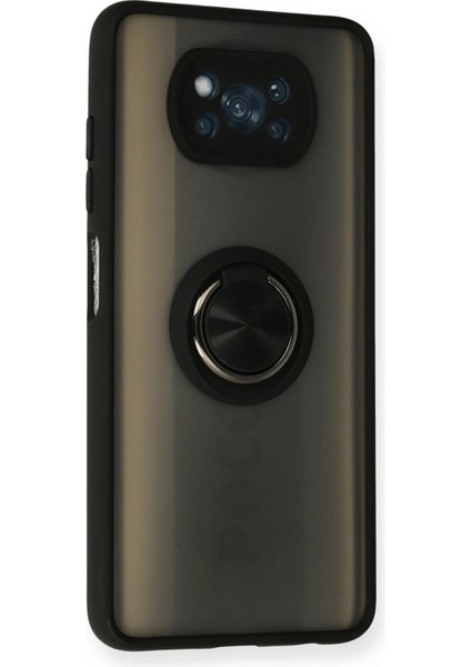 Poco X3PRO Kılıf Arkası Buz Tasarımlı ve Yüzüklü Kenarları Renkli Şık Montreal Yüzüklü Silikon Kapak fiyatları