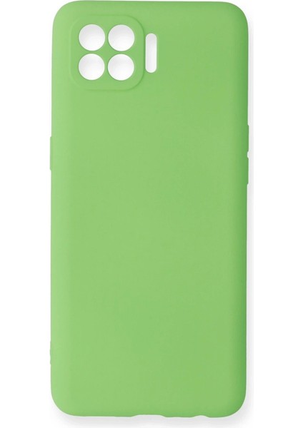 Oppo Reno 4 Lite Kılıf First Silikon - Yeşil