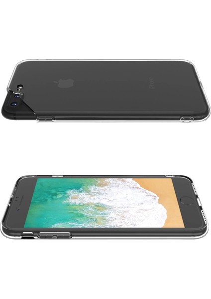 iPhone 8 Plus Kılıf Şeffaf Esnek Yapılı Premium Silikon Kapak Ryc/azun Şeffaf fırsatları
