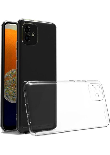 Samsung Galaxy A05 Kılıf Şeffaf Esnek Yapılı Premium Silikon Kapak Ryc/azun Şeffaf