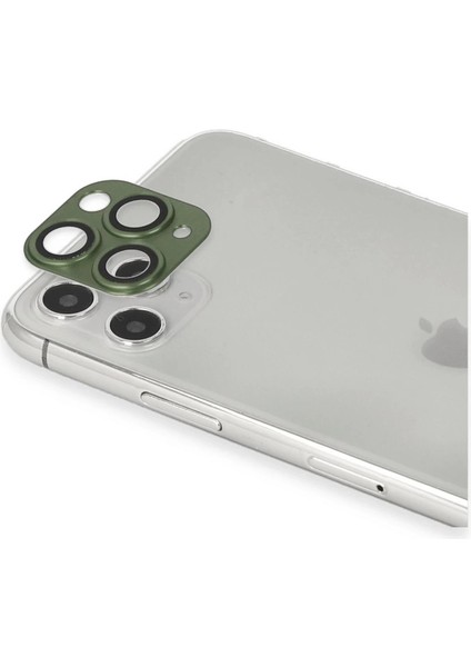 Iphone 11 Pro Max Pers Alüminyum Kamera Lens - Yeşil fiyatları