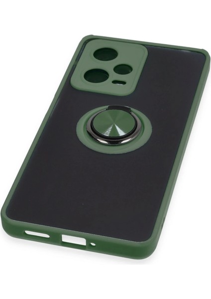 Redmi Note 12 5g Kılıf Yüzüklü ve Transparan Buğulu Şık Frosta Premium Silikon Kapak indirimleri