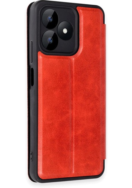 Realme Note 50 4g Kapaklı Kılıf Içi Süet Kaplı ve Kartlıklı Pu Deri Kapak Ryc/flip Cover fiyatları