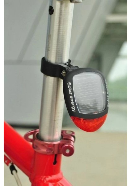 LED Güneş Enerjisi ile Şarj Edilebilir Bisiklet Kuyruk Ası Solar Bisiklet Ası